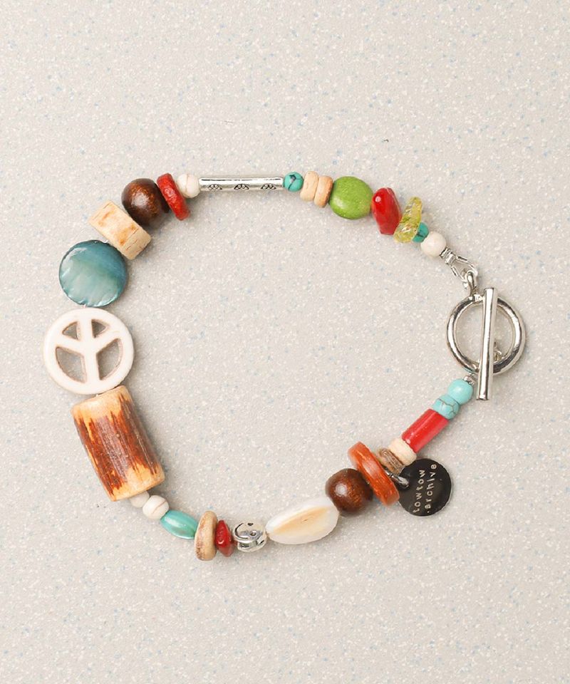 towtow.archive（トゥトゥ アーカイブ）の「PEACEMARK SYMBOL-IVORY : ARCHIVE-001（Accessories）」