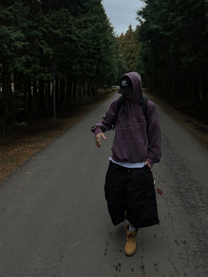Double Star Pigment-Dyed Hoodie (2 Colors)