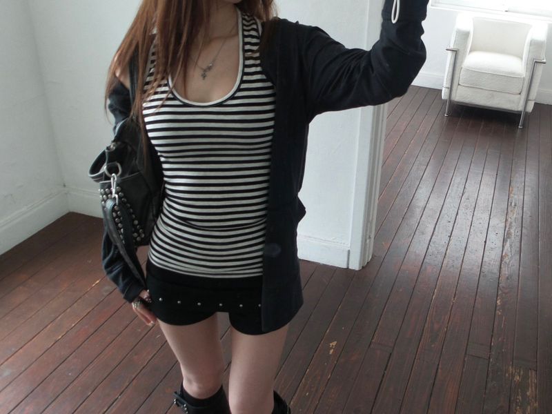 Stripe halter top