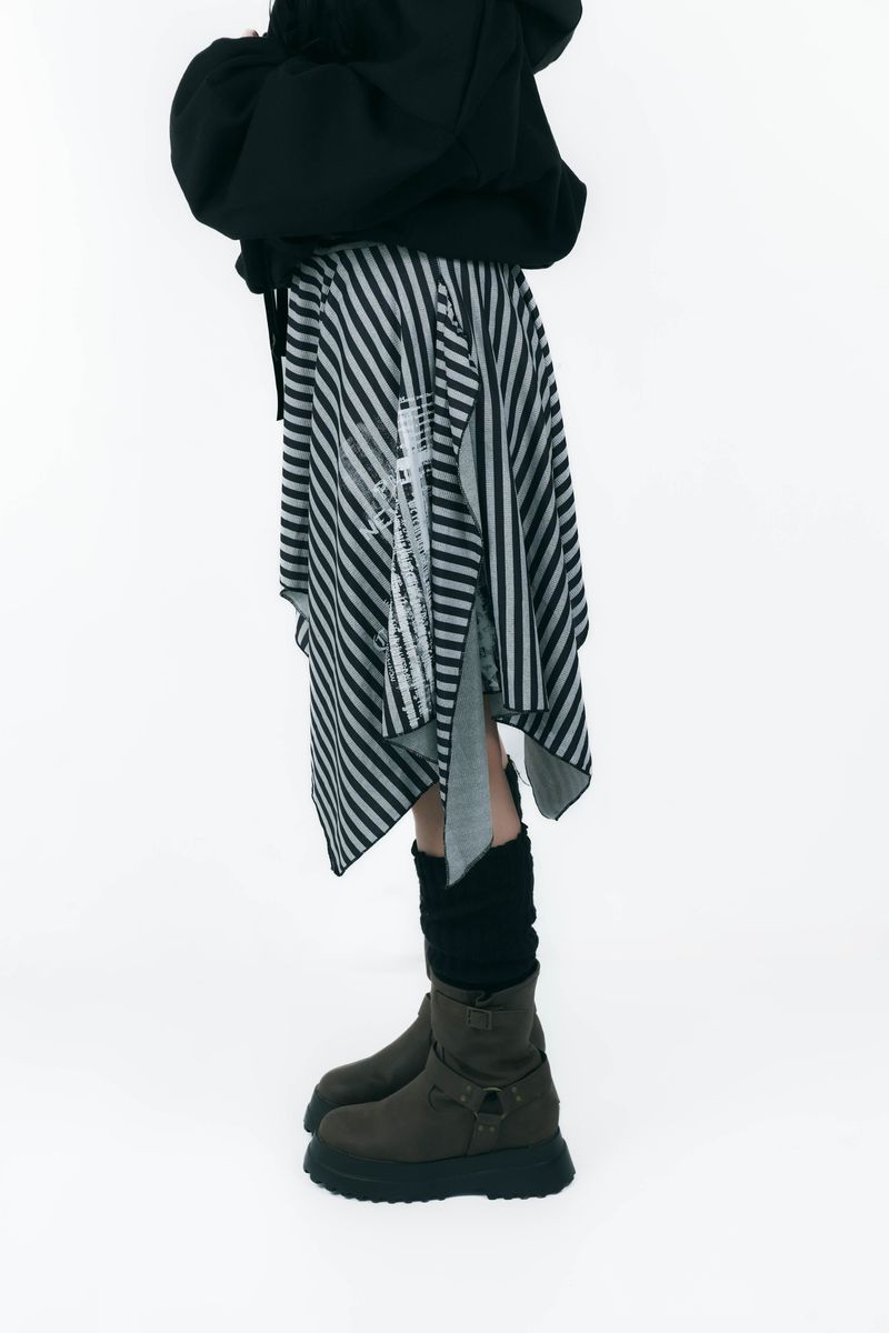 tie layered skirt