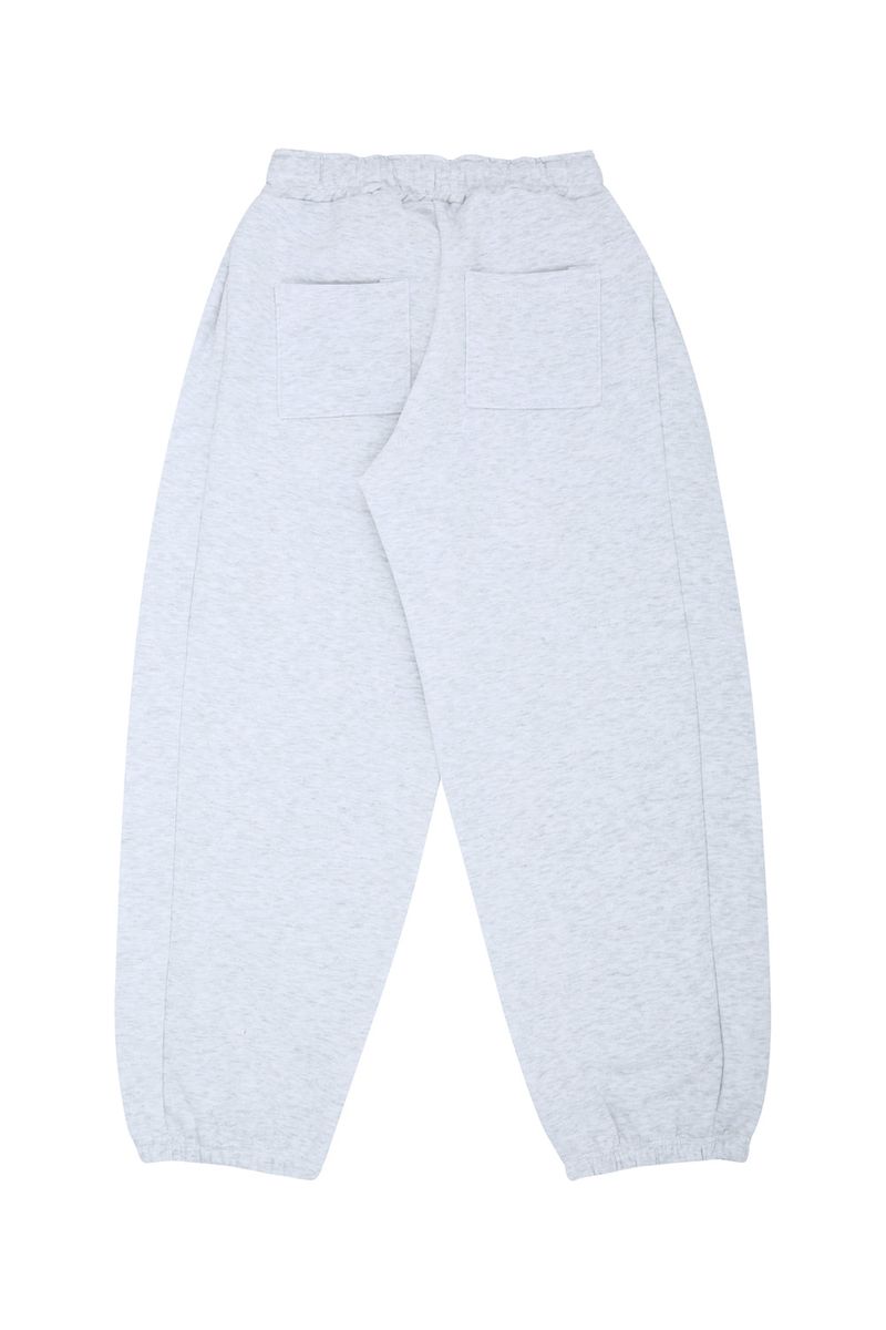Oatmeal Balloon Side Pintuck Jogger Pants