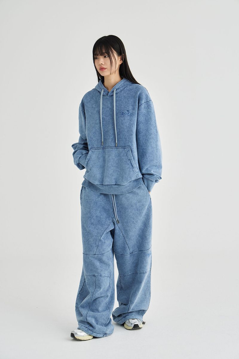 SYMBOL LOGO HOODIE [DENIM]
