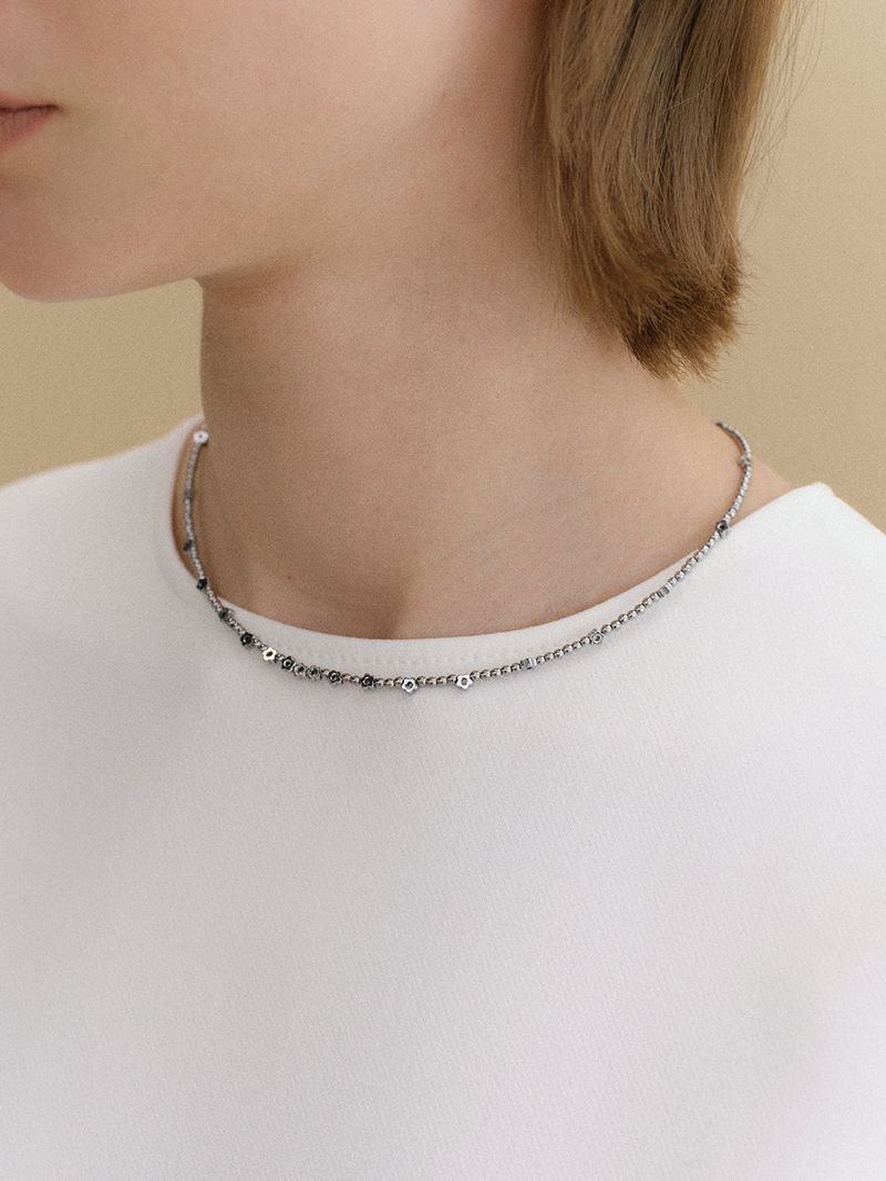 THE PART OF(ザ パート オブ)の「Silver925_Flower Hematite_N(Accessories)」