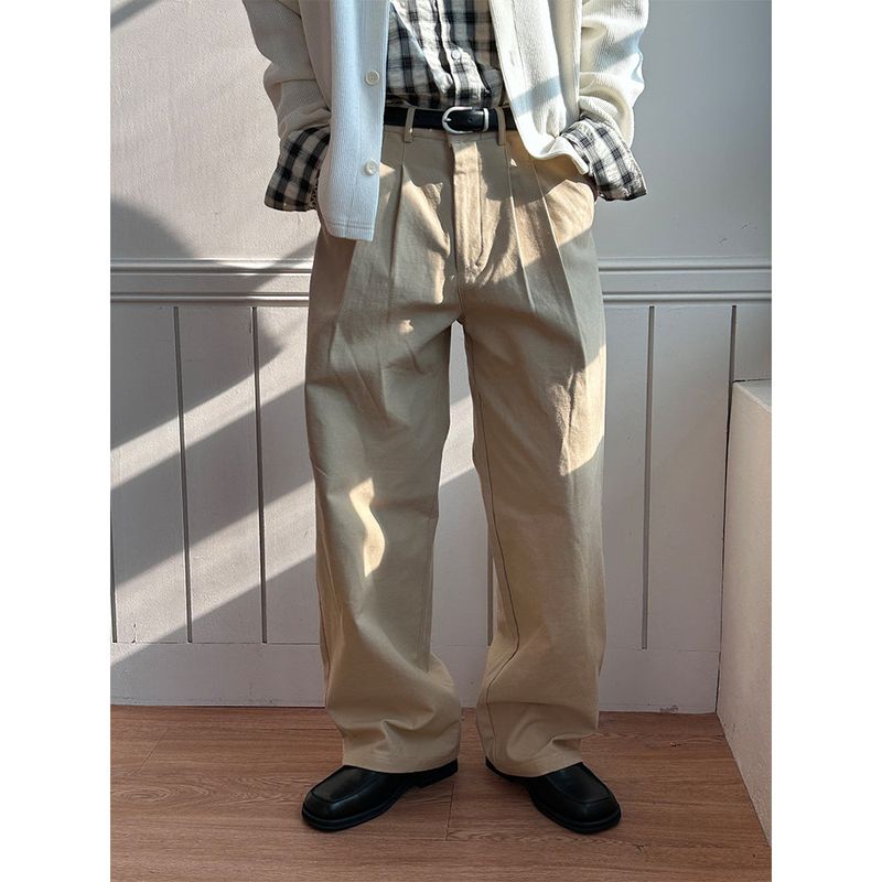 [S/S] エブリツータックコットンパンツ(3color)