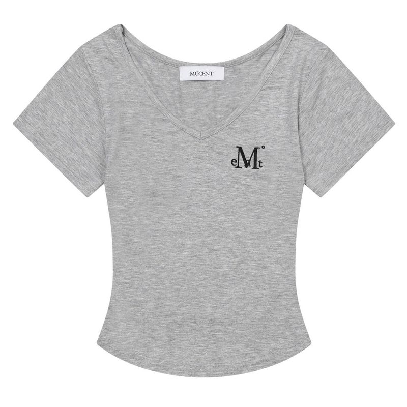 ONYX SIGNATURE LOGO V-NECK HALF T (5COLOR)