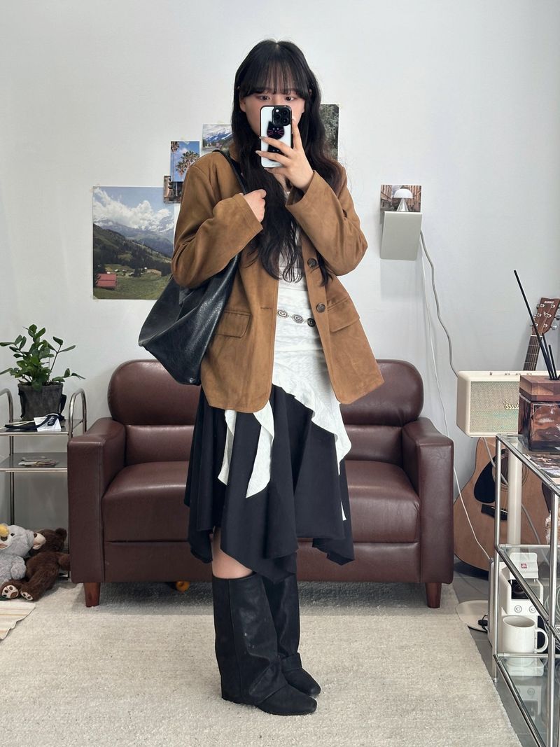 SLUB UNBALANCE DRESS