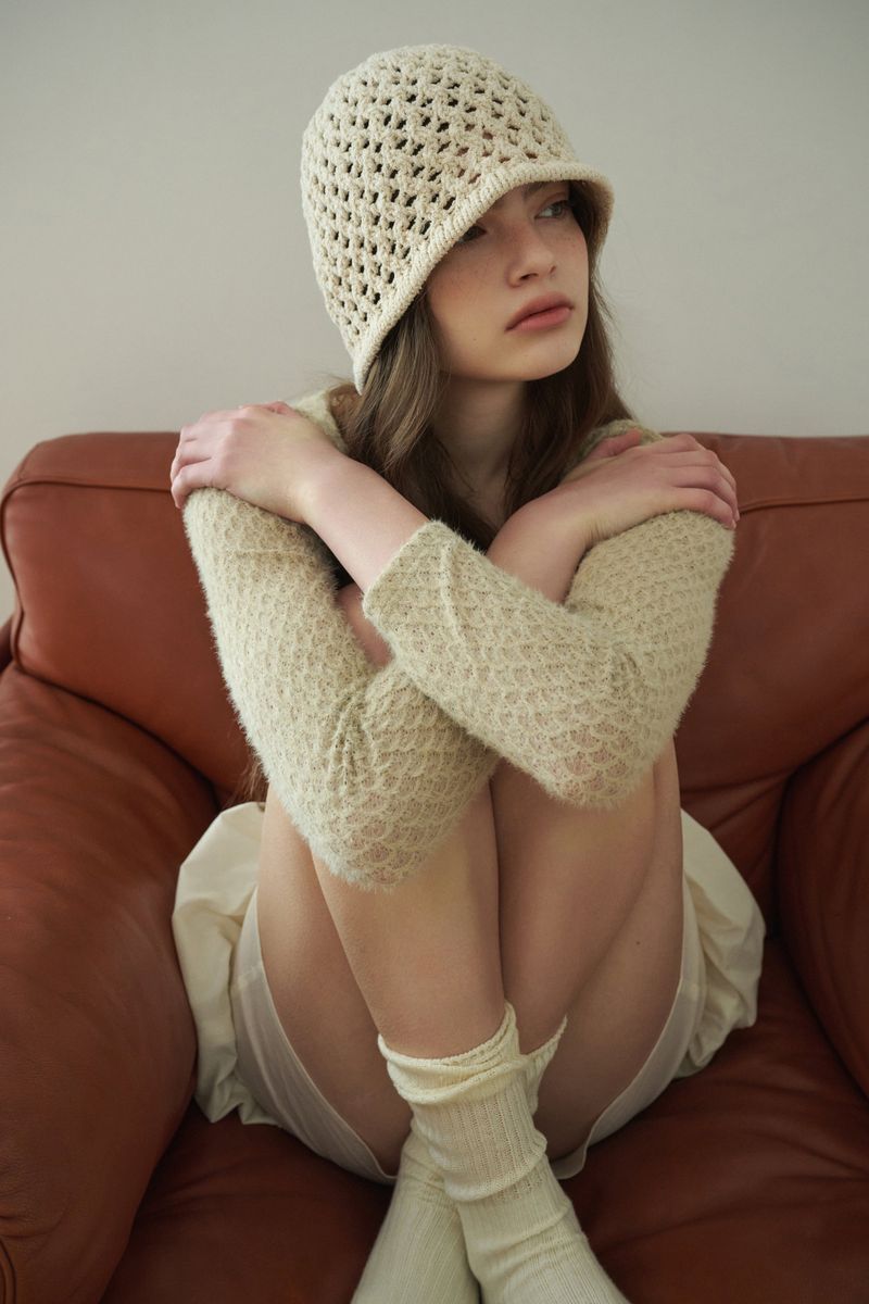 BONNIE bucket hat_lightbeige
