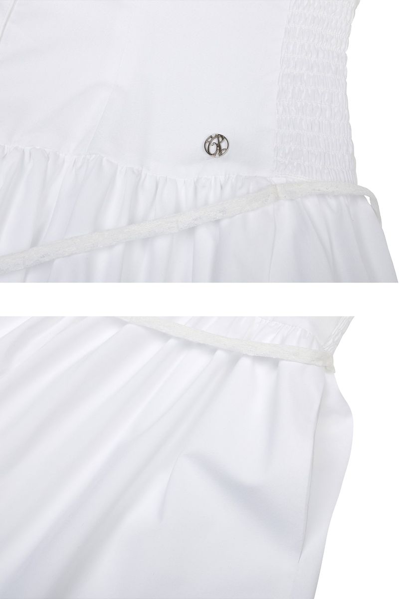 WENDY RIBBON DRESS white