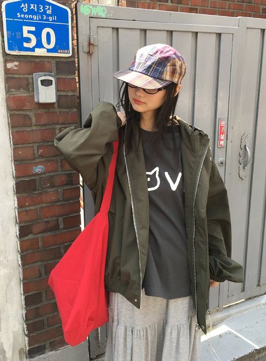 BAON（バオン）の「[unisex] Ranji String Windbreaker Field Hood Jumper（Jackets/Outerwear）」