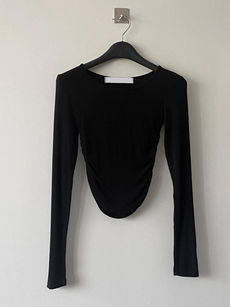 Slim layered shirring t