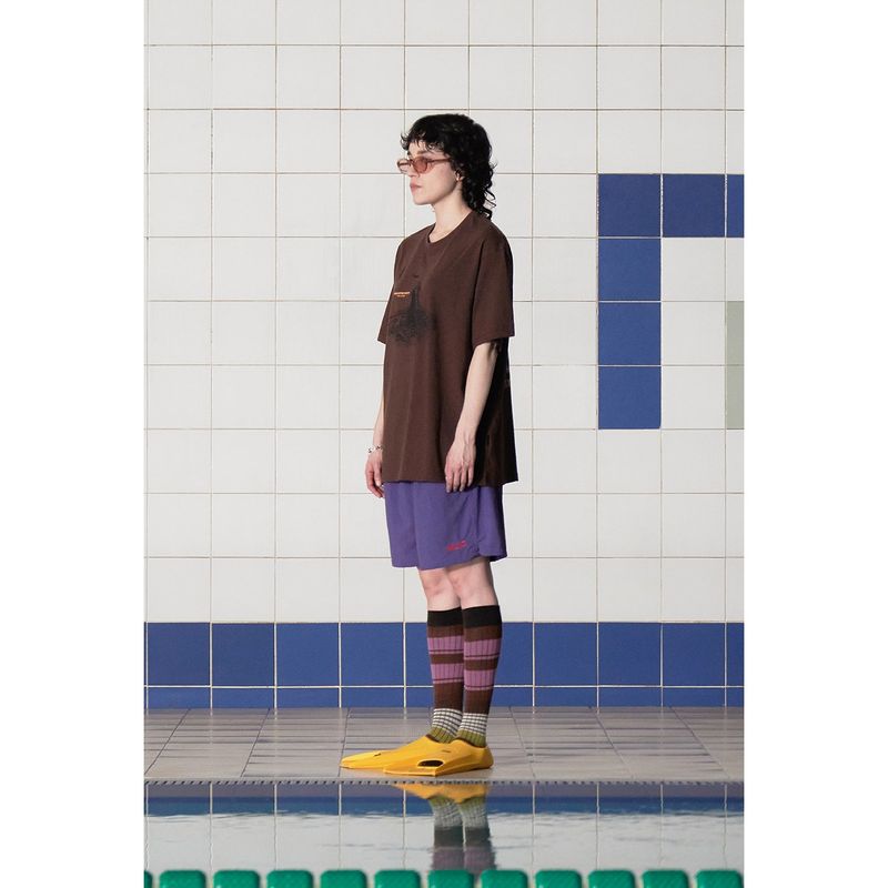 DIVING T SHIRT / BROWN