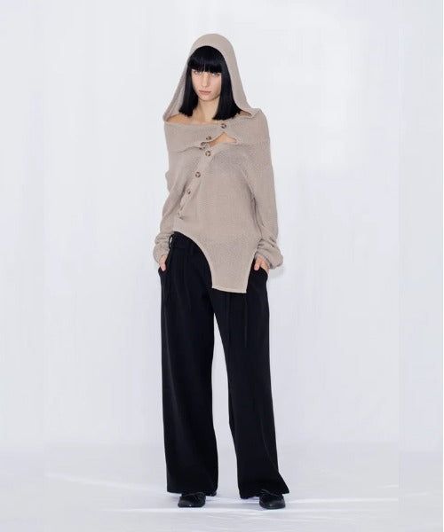 STRING WIDE TROUSERS