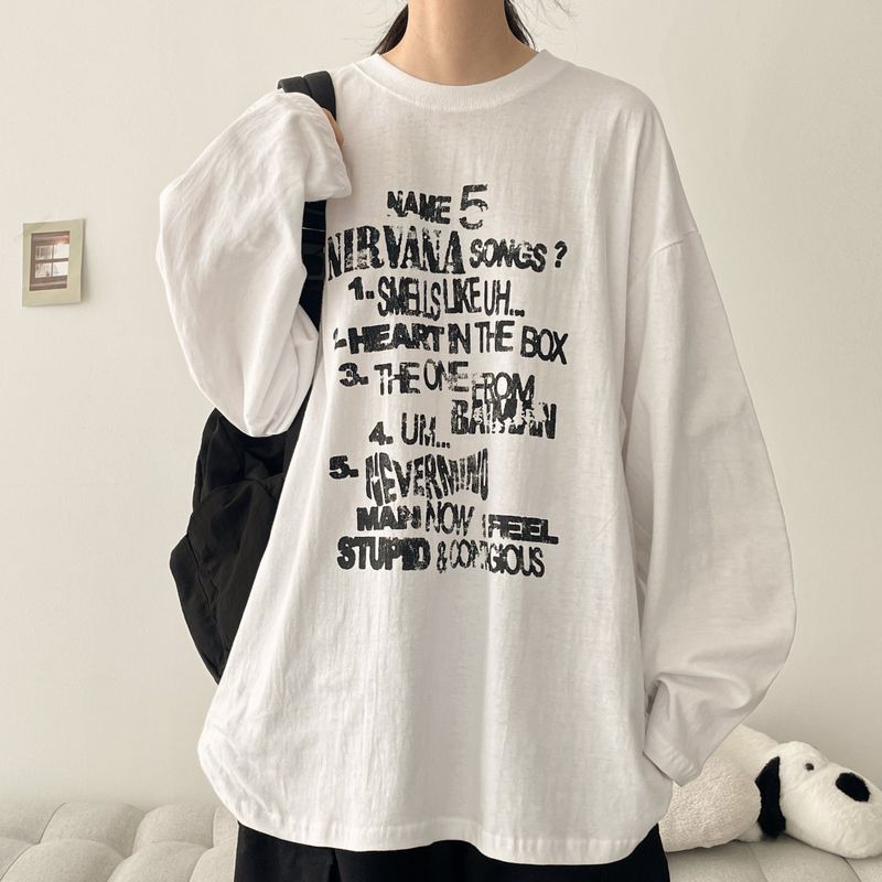 hijjoo（ハイチュー）の「Rito Lettering Long Sleeve T-shirt (4 colors) H&L（Tops）」
