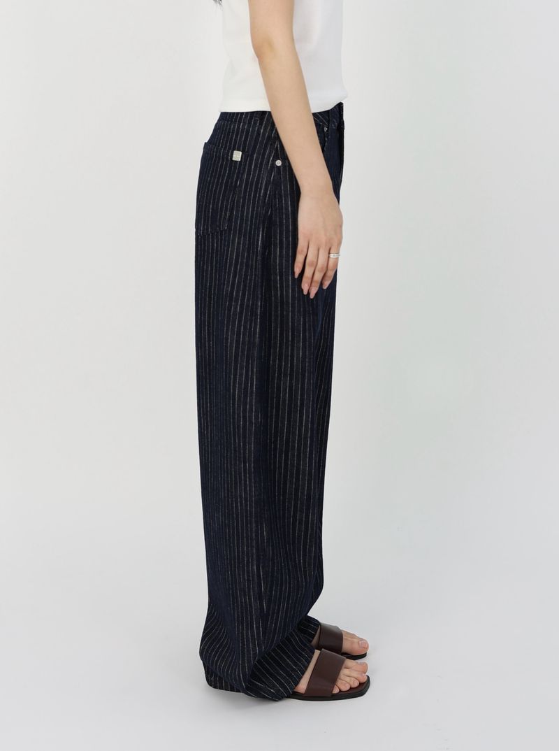 MOOD INDIGO PIN STRIPE CURVED DENIM code 26200
