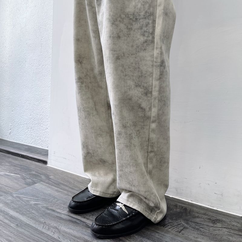 Mist Dyed Wide Pants