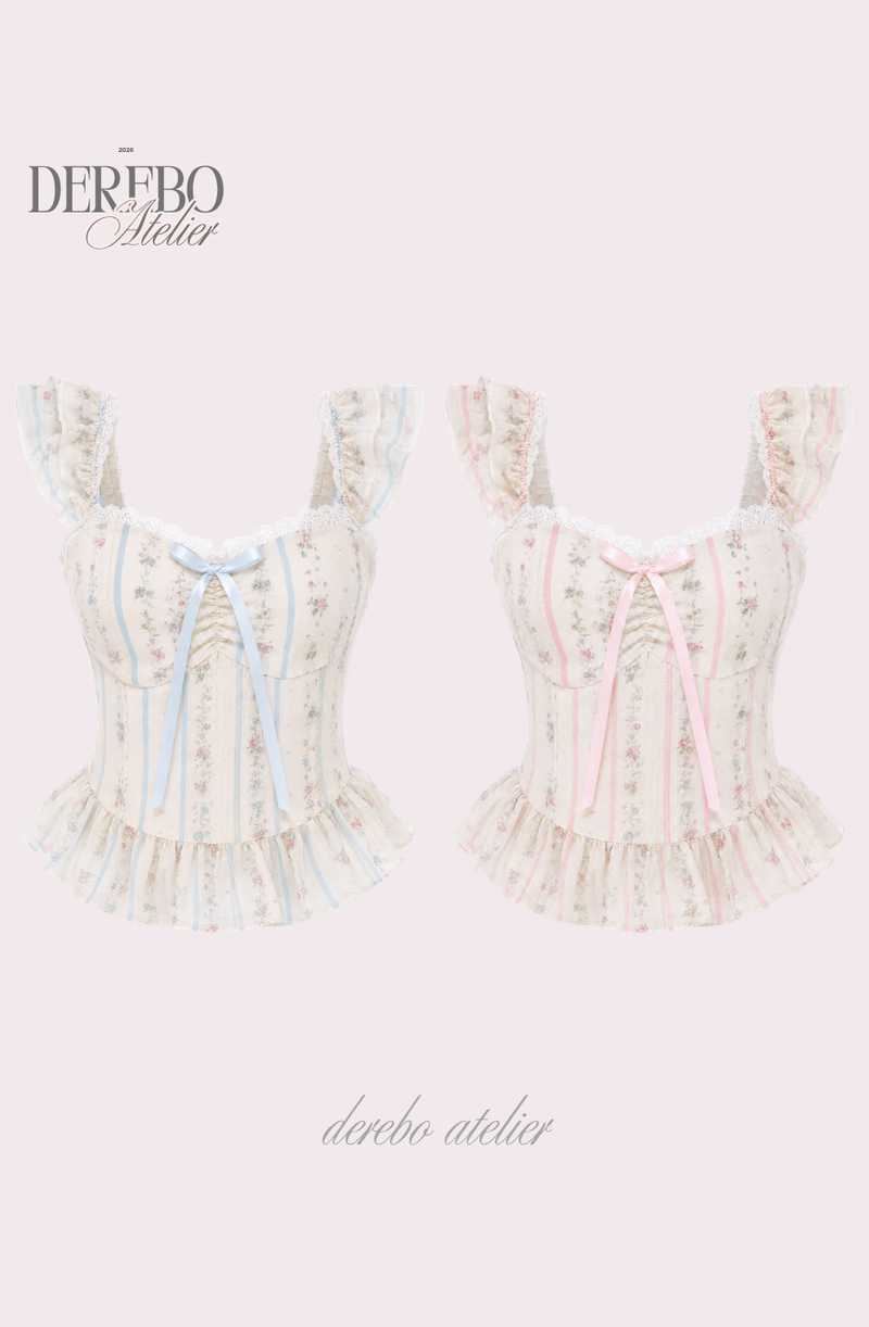 bella frill sleeveless blouse