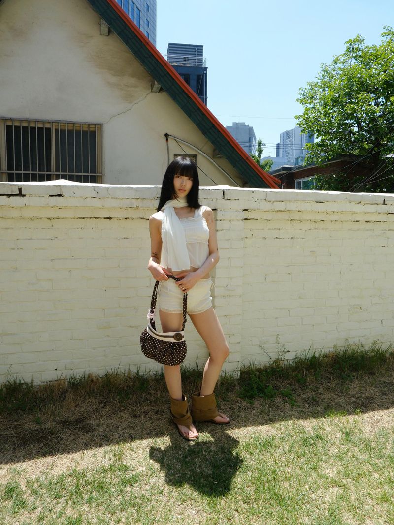 wrinkle chiffon bikini