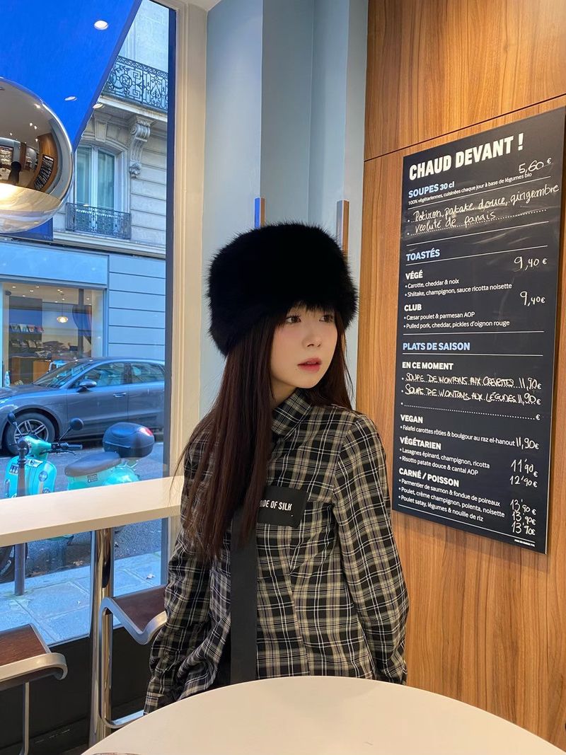 made of silk（メイドオブシルク）の「ジャストチェックシャツ / just checked shirt（トップス）」