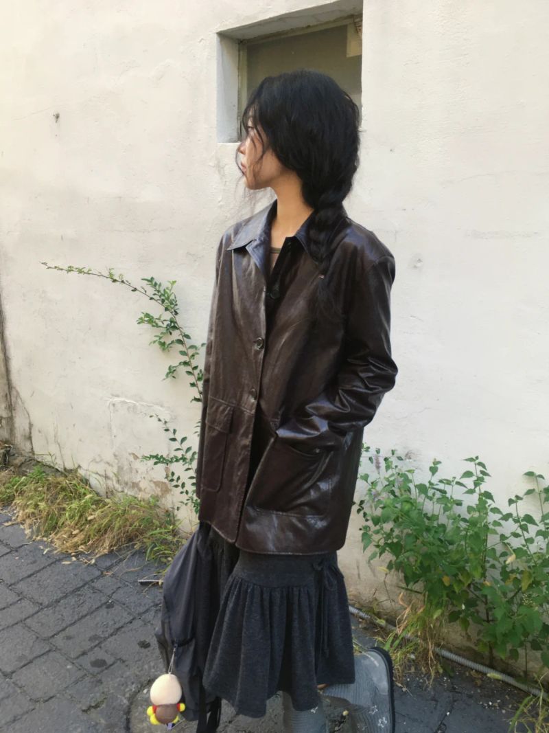 ownmind（オウンマインド）の「Retro Leather Jacket（Jackets/Outerwear）」