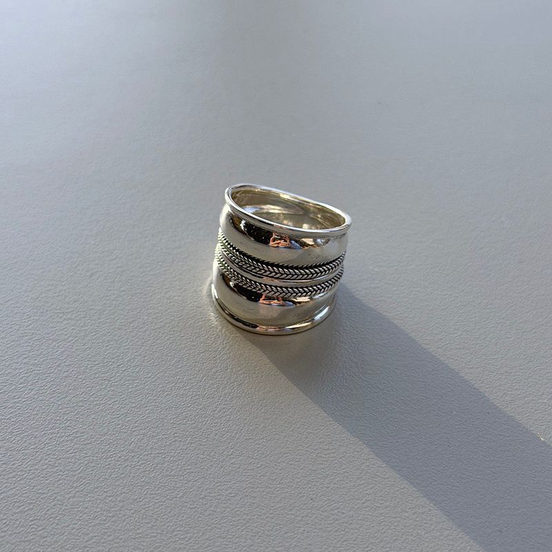 [925silver] Ethnic mood ring
