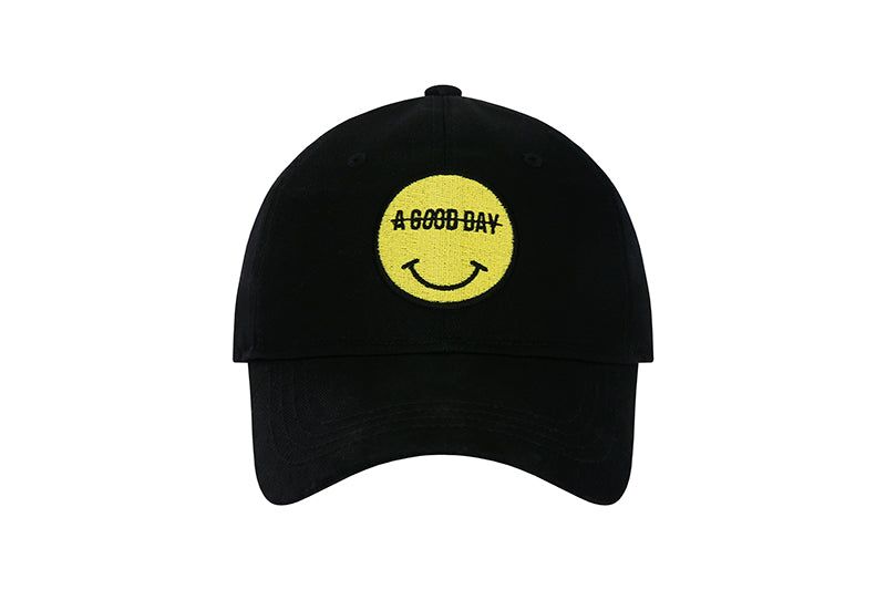 SMILE LOGO BALLCAP (BLACK)