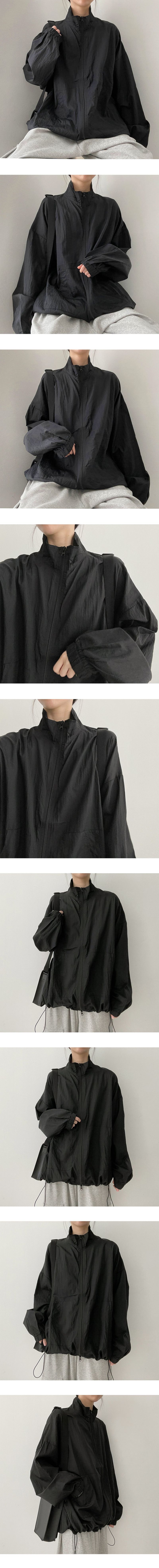 Dicho Summer Two Way Nylon Zip-Up Jumper
