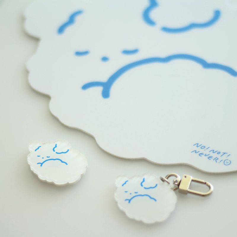 Magnet good night white puppy