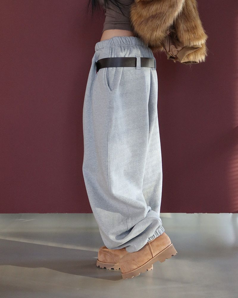 Belt SET Napping Jogging Pants