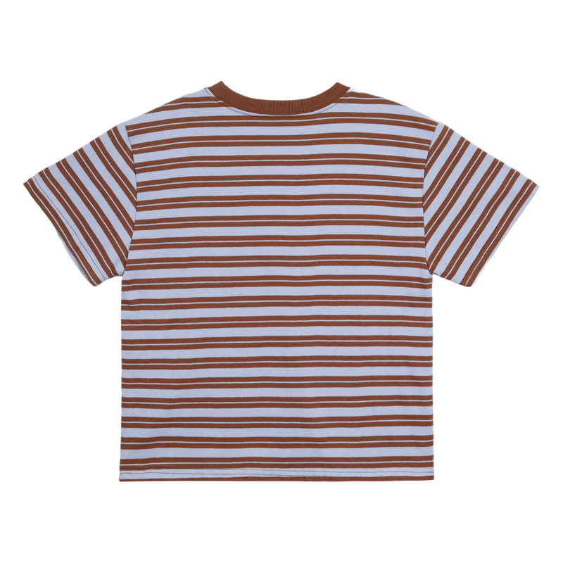 SYMBOL MULTI STRIPE HALF T-SHIRT