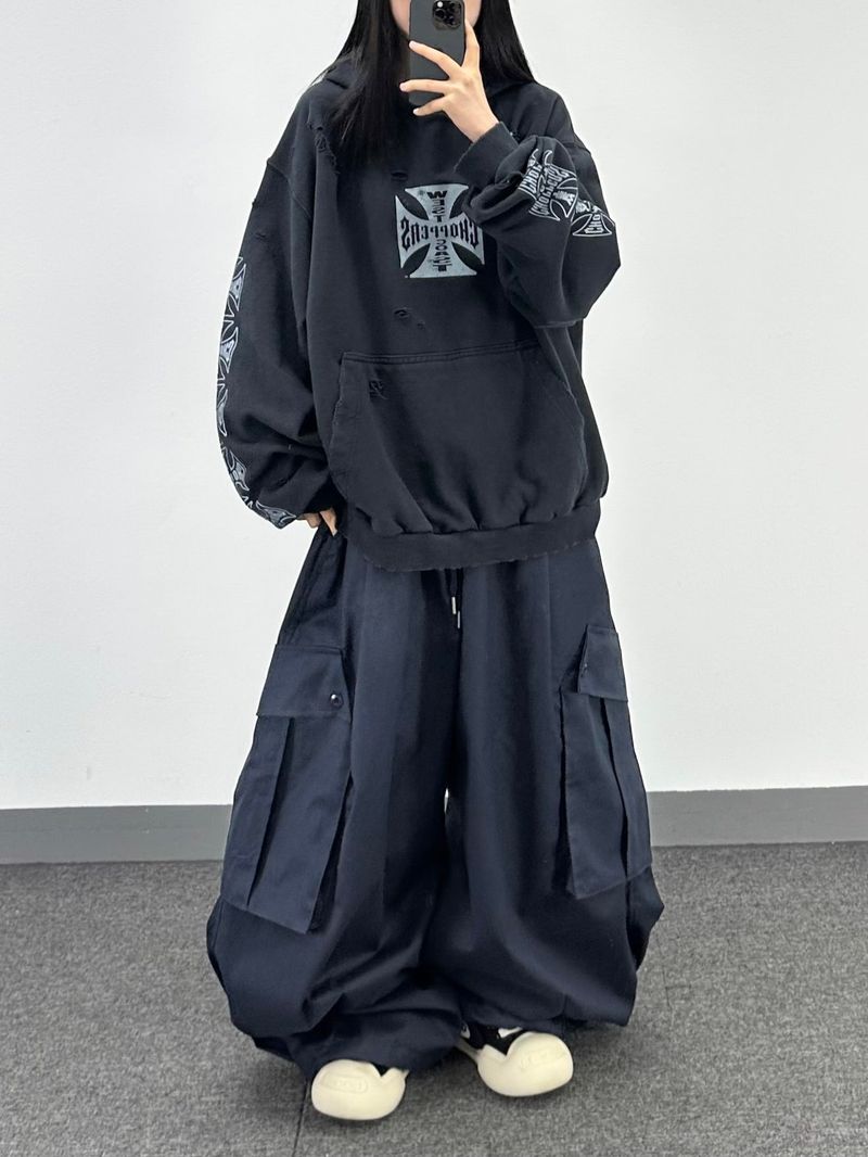 pod cargo cotton pants