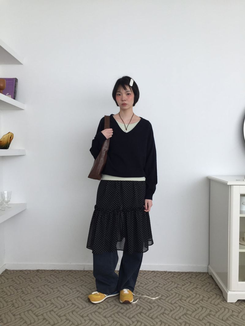 ロウキーバックルショルダーバッグ (3color)