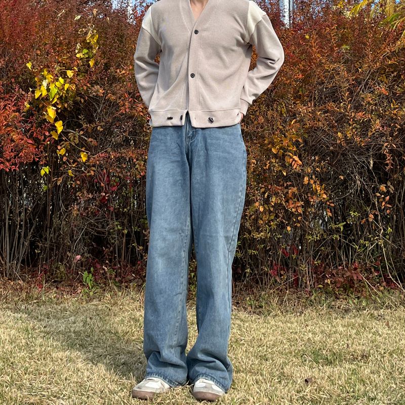 Semi-Wide Side Banding Denim