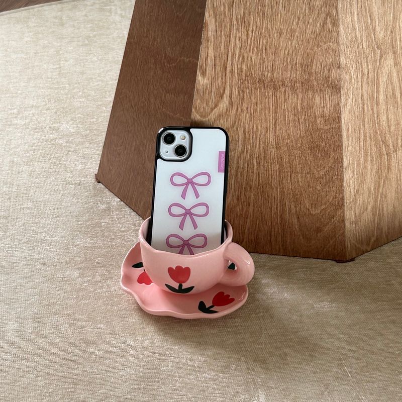 [MADE] pinky ribbon [epoxy bumper case]