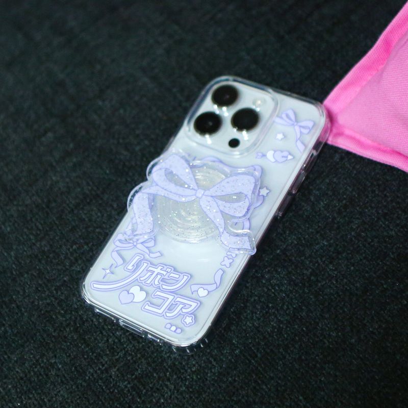 【MADE】Ribbon Glitter Smart Tok / Pesto 24.
