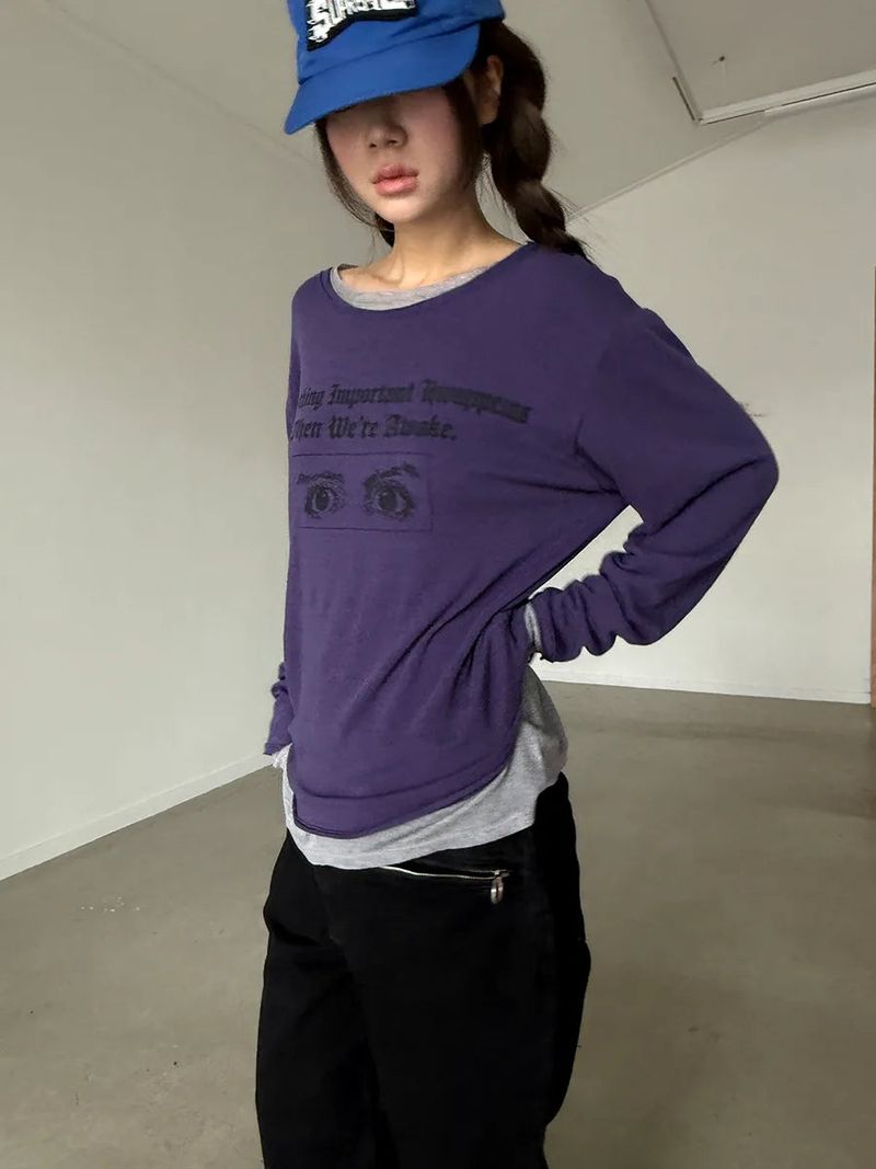 eyes printing cutting T