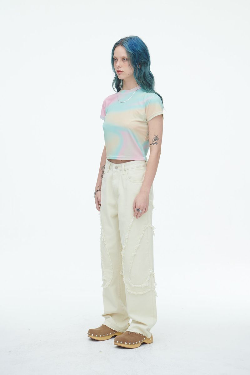 Comma Denim Pants Cream