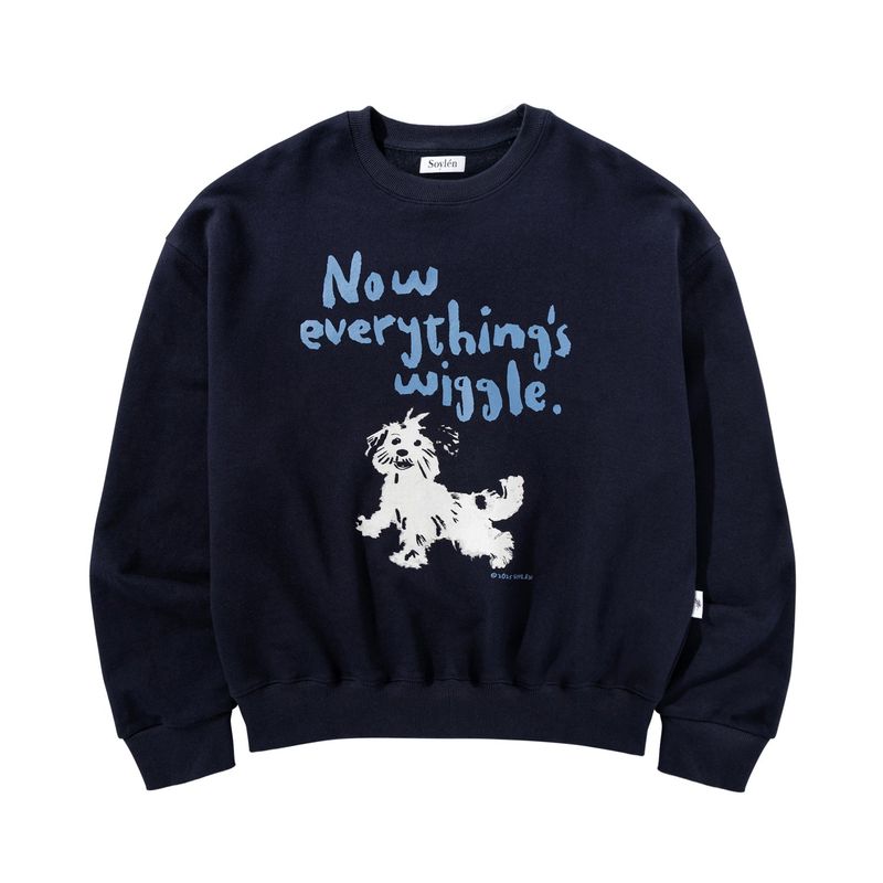 WIGGLE SWEATSHIRTS (NAVY)