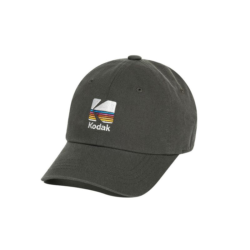 KODAK(コダック)の「RAINBOW EMBROIDERY BALL CAP【CHARCOAL】(Hats)」