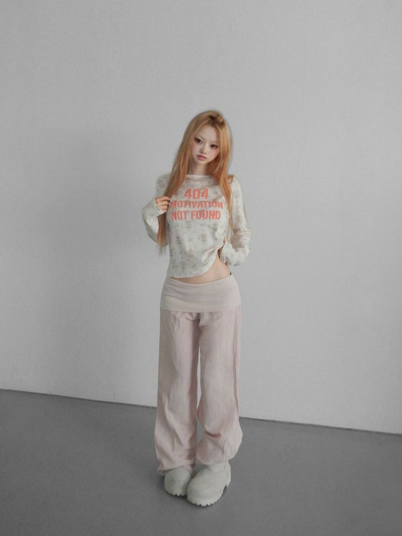 merry-go-round number tee(2 color)