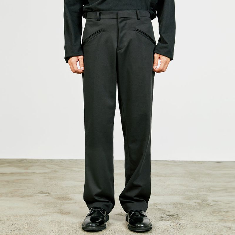 S SY(エスエスワイ)の「essential welt pocket slacks black(Pants)」