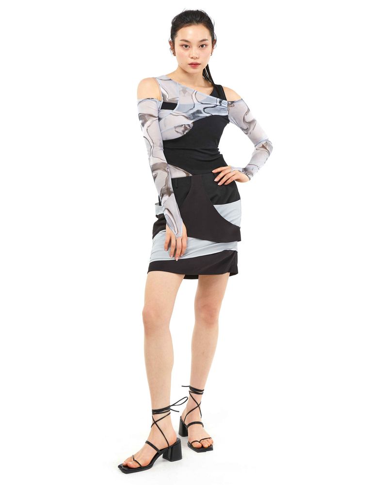 In&Out 3D Printed Top _ Black