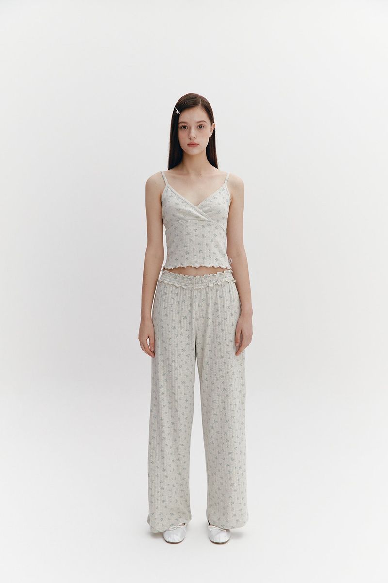 Wave Frill Pants Oatmeal