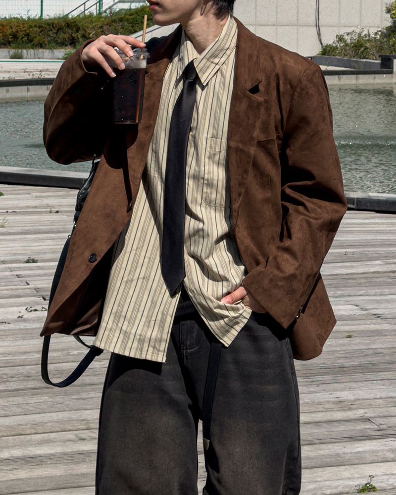 Liss Suede Blazer Jacket