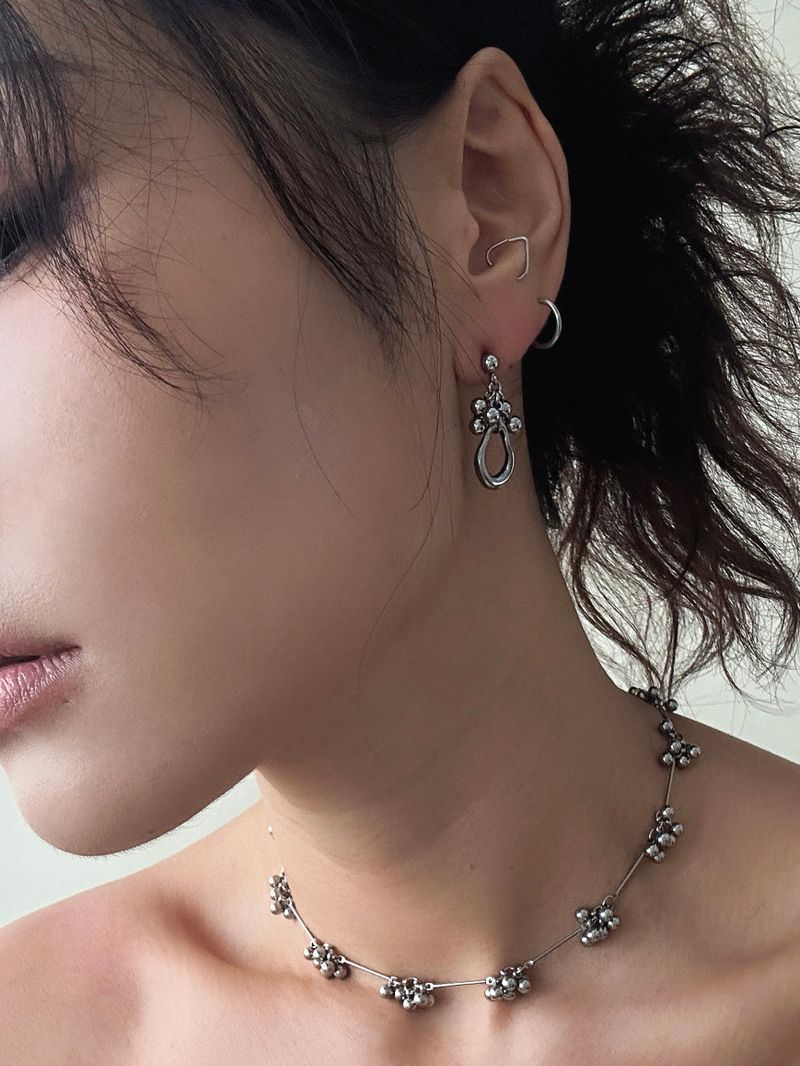 Dewdrop Loop Earring