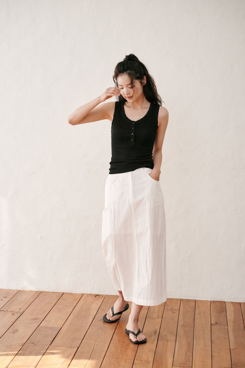 Botton sleeveless (Beige)