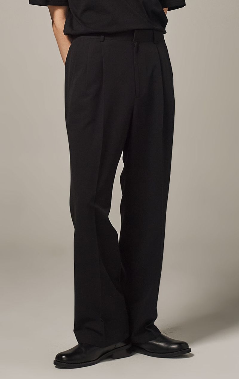 TWO TUCK WIDE SLACKS