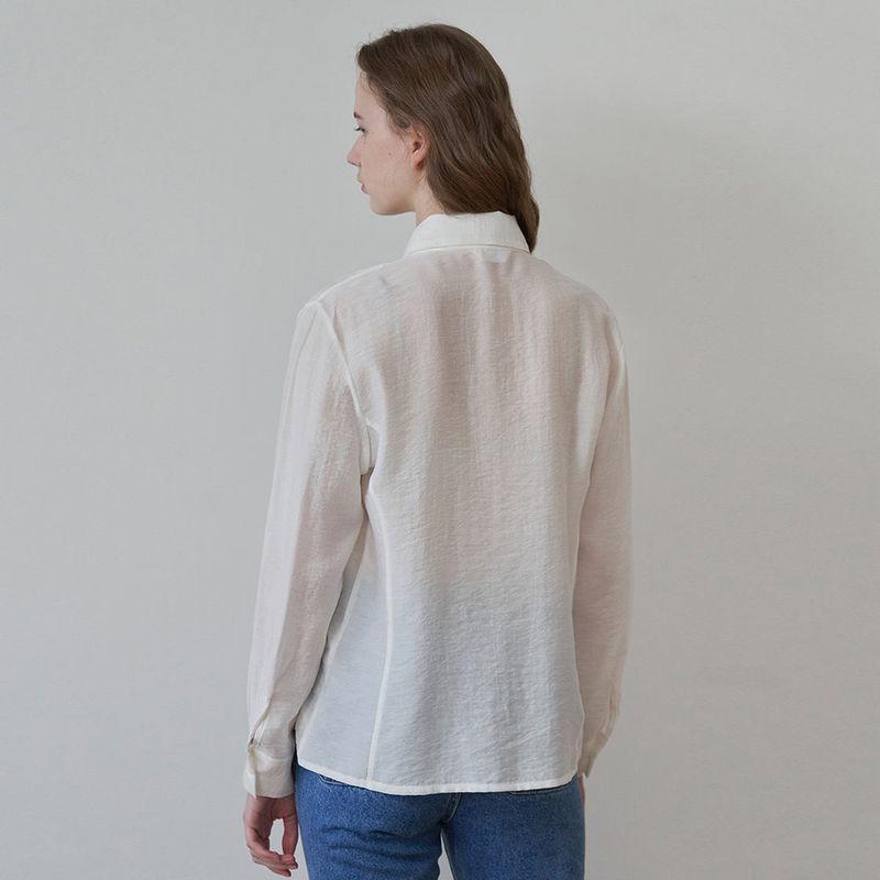 Front line silk blouse