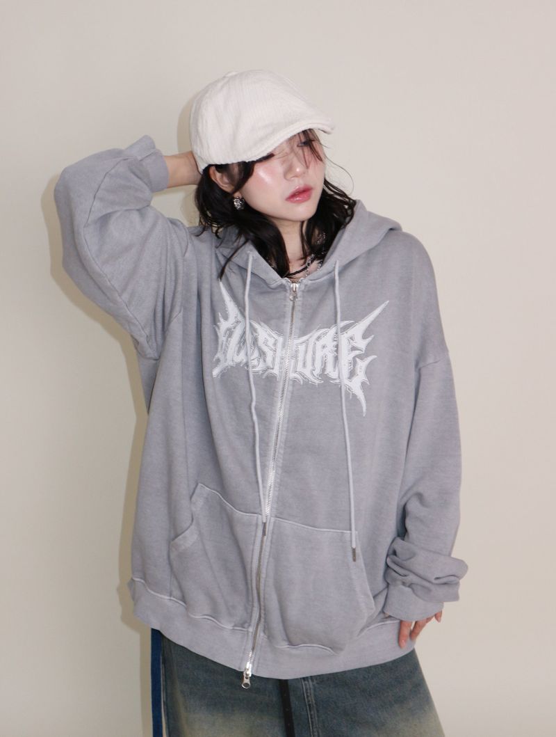 (For men and women) RT Pigment Two-Way Hood Zip-Up