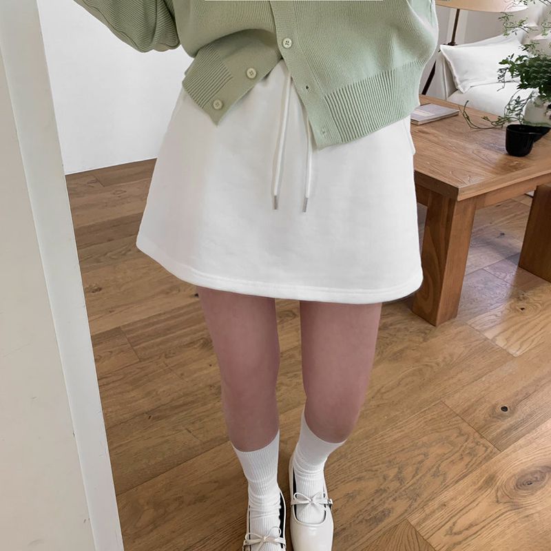 [MADE] Mini Shell Cotton Training Skirt Pants