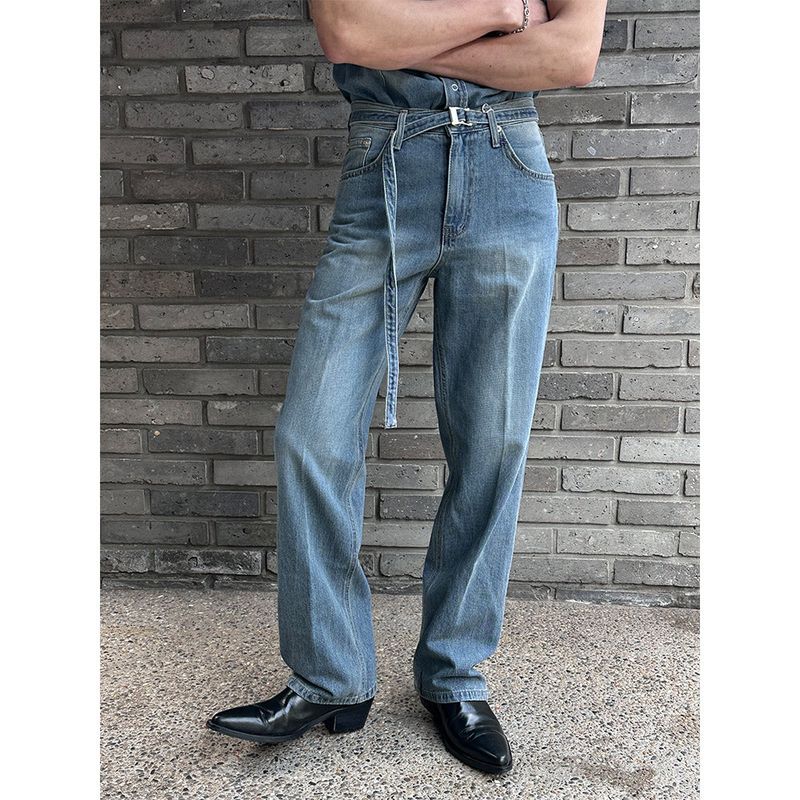 LAURANT（ロラン）の「[SET UP 가능] Cool ever belt straight pants(3color)（Pants）」